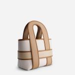 Checker Tote - Milky