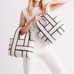 Checker Tote - Black