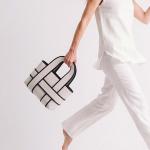 Checker Tote - Off White