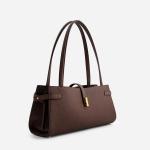 Isla Wide Tote - Grained Espresso