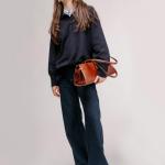 Isla Wide Tote - Grained Espresso